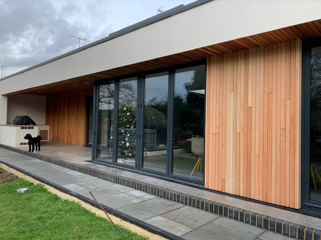Co2 Grandis® Shadow Gap Cladding 33 Co2 Grandis® HardWood Claddding 33